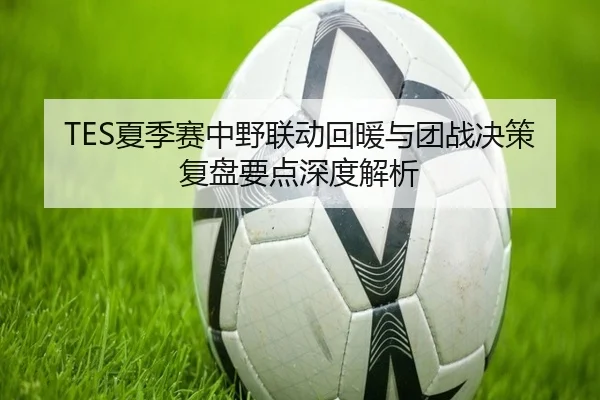 TES夏季赛中野联动回暖与团战决策复盘要点深度解析
